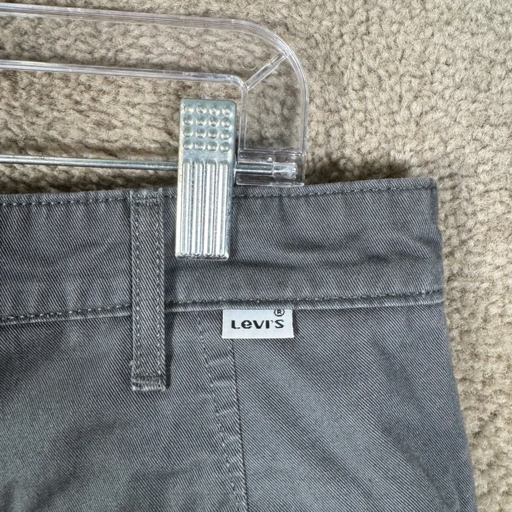 Levi's XX Chino Standard Taper Pants Mens 31x32 Gray Stretch Casual Dress Chinos